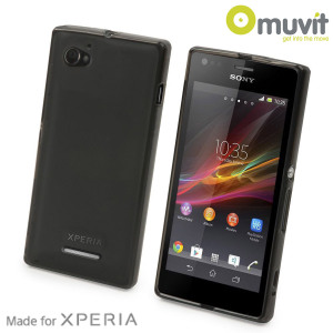 Muvit miniGEL Case for Sony Xperia M - Black