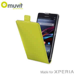 Muvit Slim Leather Style Flip Case for Sony Xperia Z1 