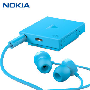 Nokia BH-121 Bluetooth Stereo Headset - Cyan