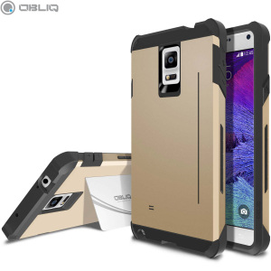 Obliq Skyline Pro Samsung Galaxy Note 4 Stand Case - Gold