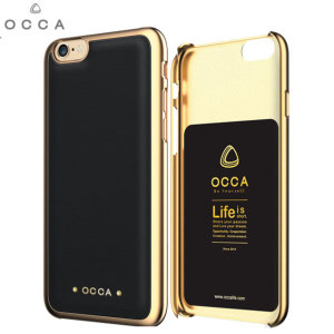 Occa Absolute Premium Leather iPhone 6S / 6 Shell Case - Black