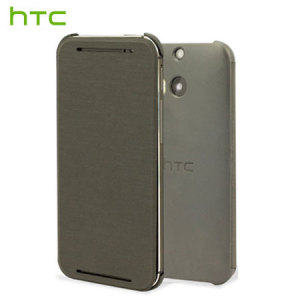 Official HTC One E8 Flip Case - Grey
