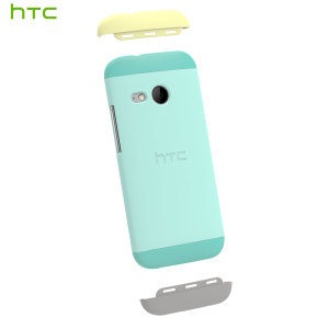 Official HTC One Mini 2 Double Dip Hard Shell - Green and Yellow
