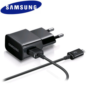 Official Samsung EU Charger with Micro USB Cable - Black