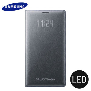 Official Samsung Galaxy Note 4 LED Cover - Black