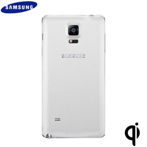 Official Samsung Galaxy Note 4 Qi Wireless Charging Cover - White