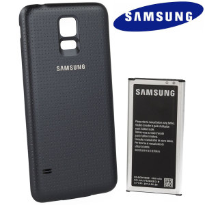 Official Samsung Galaxy S5 3500mAh Extended Battery and Cover - Black