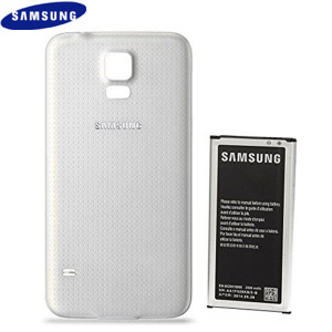 Official Samsung Galaxy S5 3500mAh Extended Battery and Cover - White