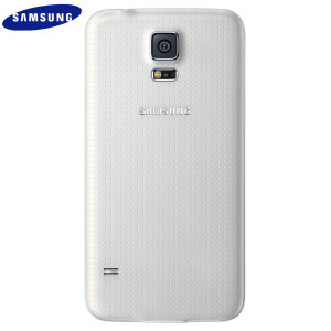 Official Samsung Galaxy S5 Back Cover - Shimmery White