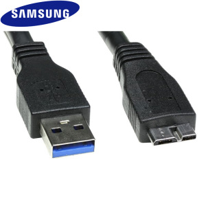 Official Samsung Micro USB 3.0 Data Cable - Black