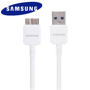 Official Samsung Micro USB 3.0 Data Cable - White