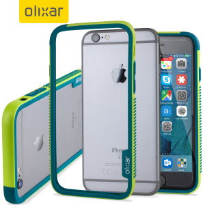 Olixar FlexiFrame iPhone 6S Bumper Case - Green
