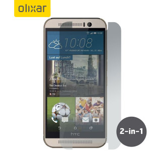 Olixar HTC One M9 Screen Protector 2-in-1 Pack