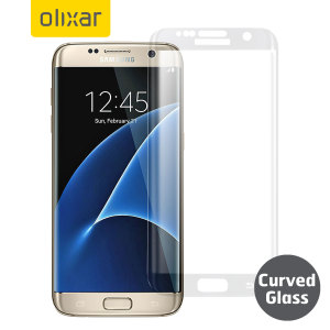 Olixar Samsung Galaxy S7 Edge Curved Glass Screen Protector - Frosted
