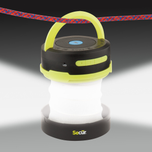 Secur Rugged Bluetooth Speaker Lantern and Flashlight