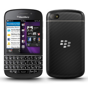 Image result for Blackberry Q10 BLACK