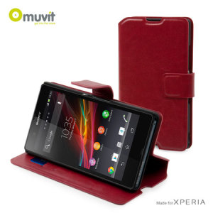 Sony Xperia Z Slim 'n Stand Case - Red