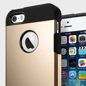 Spigen SGP Tough Armor Case for iPhone 5S / 5 - Champagne Gold