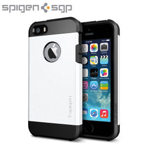 Spigen SGP Tough Armor Case for iPhone 5S / 5 - Smooth White