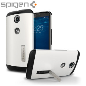 Spigen Slim Armor Google Nexus 6 Tough Case - Shimmery White
