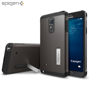 Spigen Tough Armor Samsung Galaxy Note 4 Case - Gunmetal