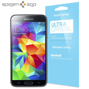 Spigen Ultra Crystal Samsung Galaxy S5 Screen Protector - Twin Pack