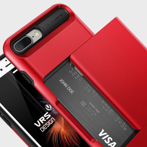 VRS Design Damda Glide iPhone 7 Plus Case - Apple Red