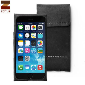 Zenus Italian Alpla Leather Classy iPhone 6 Pouch - Black