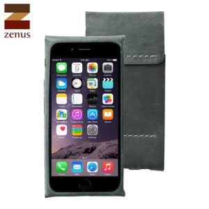 Zenus Italian Alpla Leather Classy iPhone 6 Pouch - Khaki