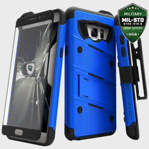 Zizo Bolt Series Samsung Galaxy Note 7 Tough Case & Belt Clip - Blue