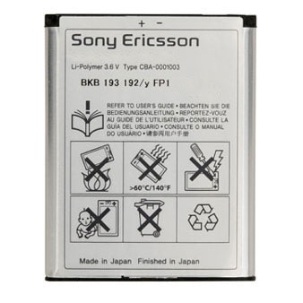 Batterie Sony Ericsson Bst Standard