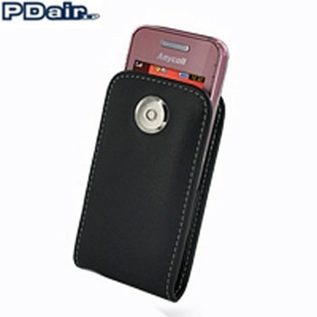 Pdair Vertical Leather Pouch Case Samsung Tocco Lite