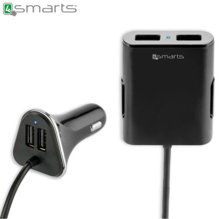 4smarts High Power 4 Port USB Family Car Charger