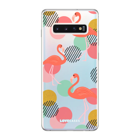 LoveCases Samsung Galaxy S10 Plus Gel Case Flamingo