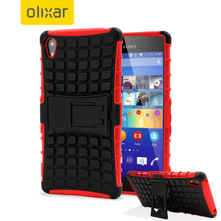 ArmourDillo Sony Xperia Z3+ Protective Case - Red