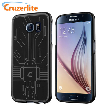 Cruzerlite Bugdroid Circuit Samsung Galaxy S6 Gel Case - Black