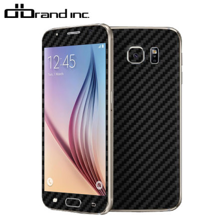 dbrand Samsung Galaxy S6 Carbon Fibre Skin - Black