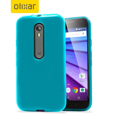FlexiShield Motorola Moto G 3rd Gen Gel Case - Blue