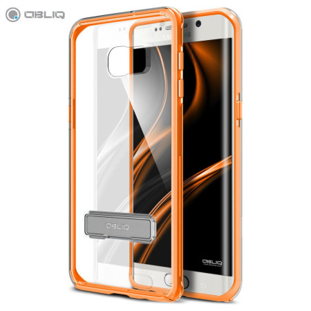 Obliq Naked Shield Series Samsung Galaxy S6 Edge+ Bumper Case - Orange