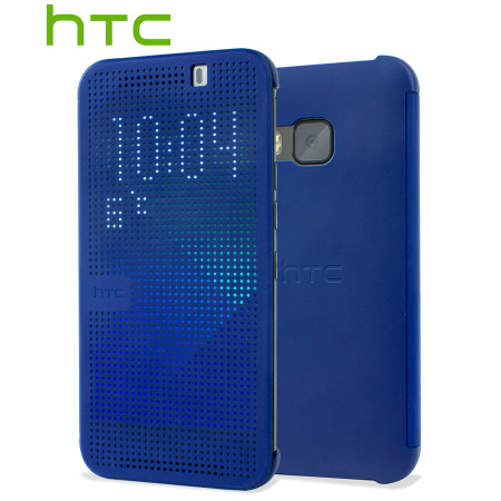 Official HTC One M9 Dot View 2 Case - Blue