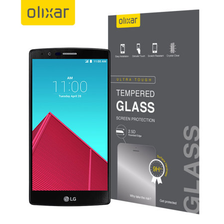 Olixar LG G4 Tempered Glass Screen Protector