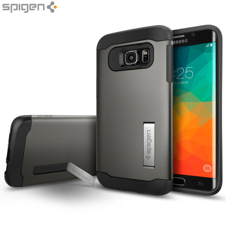 Spigen Slim Armor Samsung Galaxy S6 Edge+ Case - Gunmetal