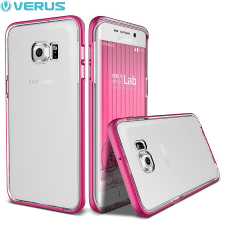 Verus Crystal Bumper Samsung Galaxy S6 Edge+ Case - Hot Pink