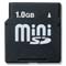 Mini Secure Digital Cards for use with mobile phones, PDA's, digital cameras etc.