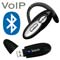 Bluetooth accessories for use with VoIP