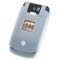 Silicone Case - Motorola V3x - Blue