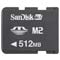 SanDisk Memory Stick Micro (M2) - 512MB image