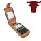 Piel Frama Luxury Leather Cases For BlackBerry 8800 - Black/Tan