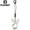 Playboy Mobile Dangly - Black Head With Clear Stones image