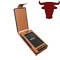 Piel Frama Luxury Leather Case For LG KE850 Prada - Black/Tan